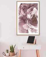 Set of 2 - Dusty Pink Peonies  & No.2-The Paper Tree-Artwork,coastal,dusty pink,Floral,flower,gift,peonies,peonies wall print,pink,portrait,premium art print,wall art,Wall_Art,Wall_Art_Prints