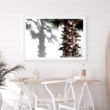 Shaded Palm-The Paper Tree-beach,boho,coastal,hamptons,landscape,minimalist,muted tone,neutral,palm,palm tree,palms,premium art print,scandi,wall art,Wall_Art,Wall_Art_Prints