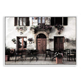 The Italian Cafe-The Paper Tree-architecture,boho,cafe,italian,italy,landscape,neutral,premium art print,romantic,tan,tuscan,tuscany,wall art,Wall_Art,Wall_Art_Prints
