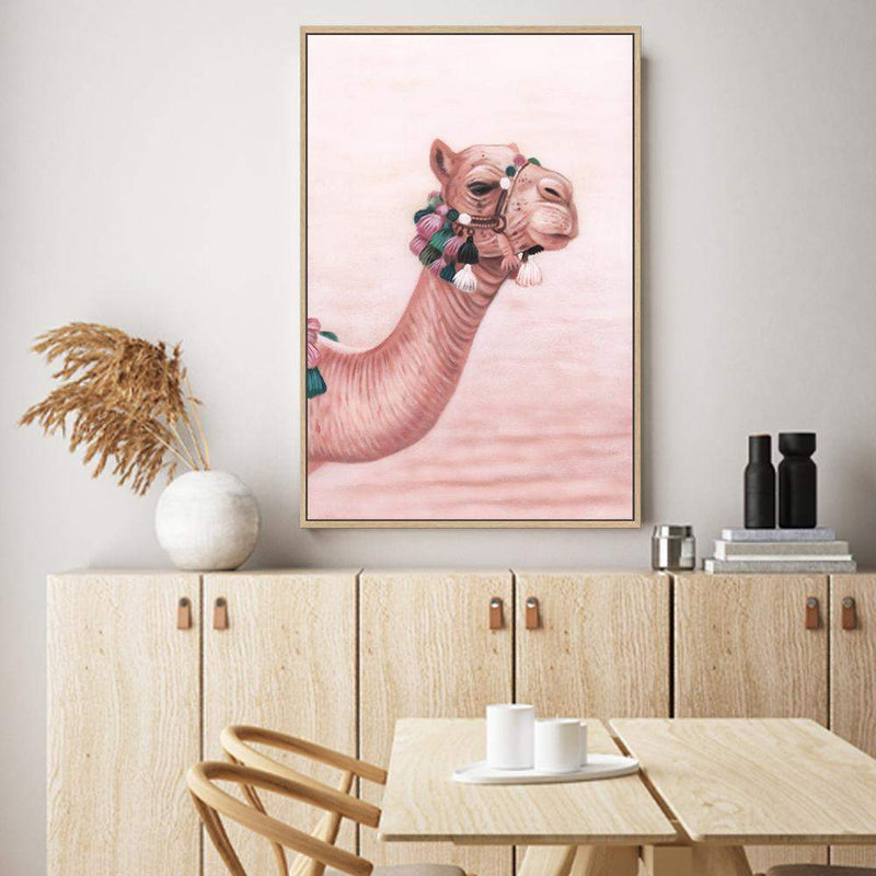 Painted Camel II-The Paper Tree-animal,boho,camel,moroccan,moroccan camel,morocco,orange,painted,painted print,pastel,peach,pink,portrait,premium art print,tan,wall art,Wall_Art,Wall_Art_Prints