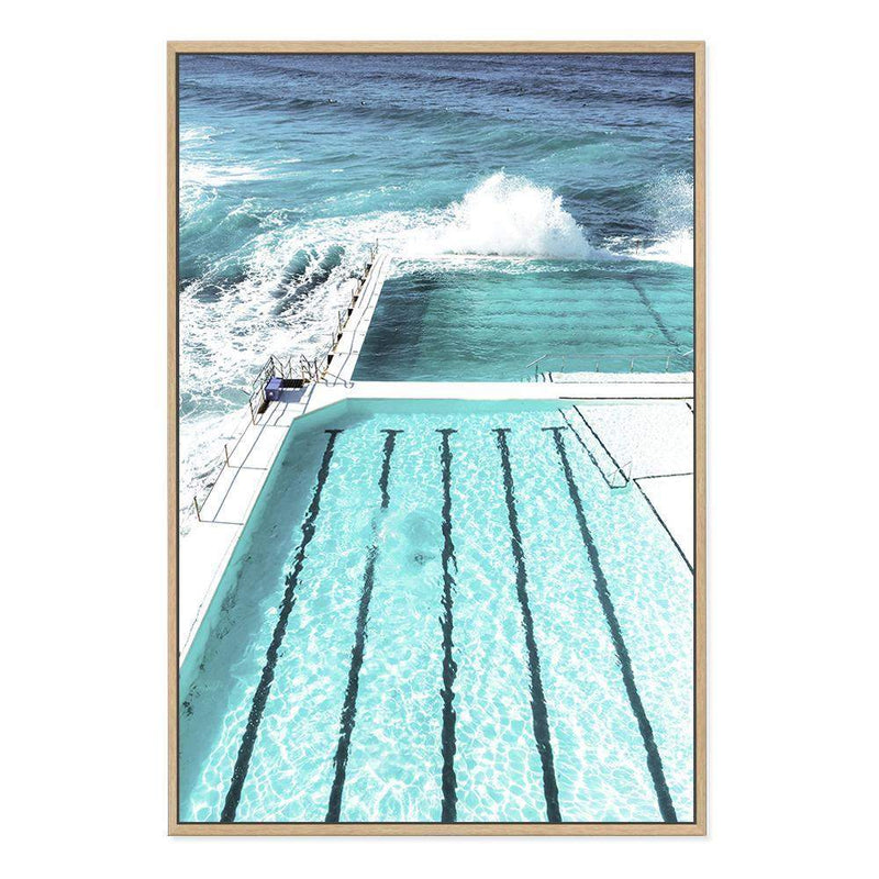 Bondi Ocean Pool-The Paper Tree-australia,australian,australian beach,beach,blue,bondi,bondi beach,bondi pool,coast,coastal,famous,hamptons,ocean,ocean pool,pool,portrait,premium art print,teal,wall art,Wall_Art,Wall_Art_Prints