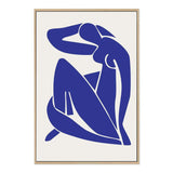 Blue Nudes-The Paper Tree-abstract,blue,blue nudes,hamptons,lady,Matisse,modern,nu bleu,portrait,premium art print,wall art,Wall_Art,Wall_Art_Prints