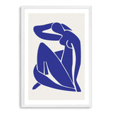 Blue Nudes-The Paper Tree-abstract,blue,blue nudes,hamptons,lady,Matisse,modern,nu bleu,portrait,premium art print,wall art,Wall_Art,Wall_Art_Prints