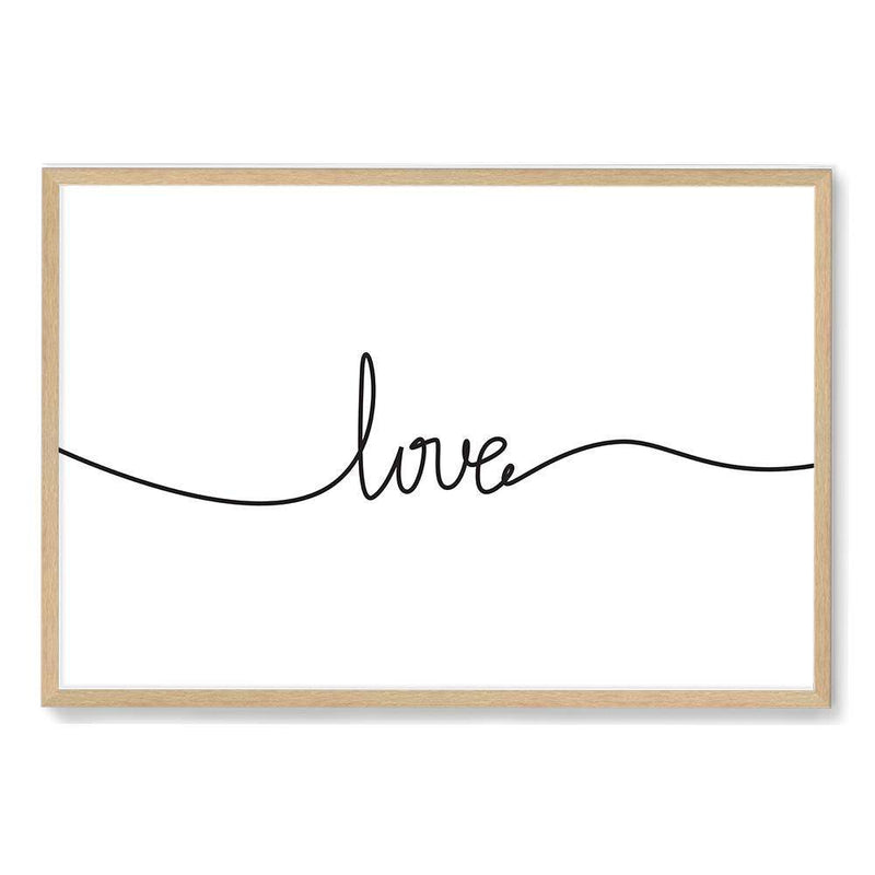Love Line II-The Paper Tree-black & white,black and white,boho,hamptons,love,monochrome,neutral,portrait,premium art print,quote,text,typography,wall art,Wall_Art,Wall_Art_Prints