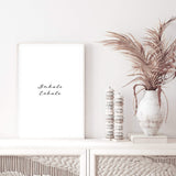 Inhale Exhale-The Paper Tree-black & white,black and white,boho,breathe,calm,exhale,hamptons,inhale,just relax,meditation,monochrome,motivational,neutral,portrait,premium art print,quote,relax,text,typography,wall art,Wall_Art,Wall_Art_Prints