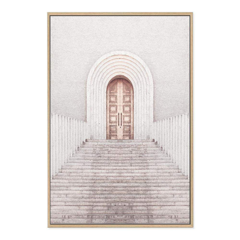 Golden Door-The Paper Tree-architectural,ARCHITECTURE,boho,chruch,church door,DOOR,gold,gold door,minimalist,neutral,portrait,premium art print,scandi,tan,wall art,Wall_Art,Wall_Art_Prints