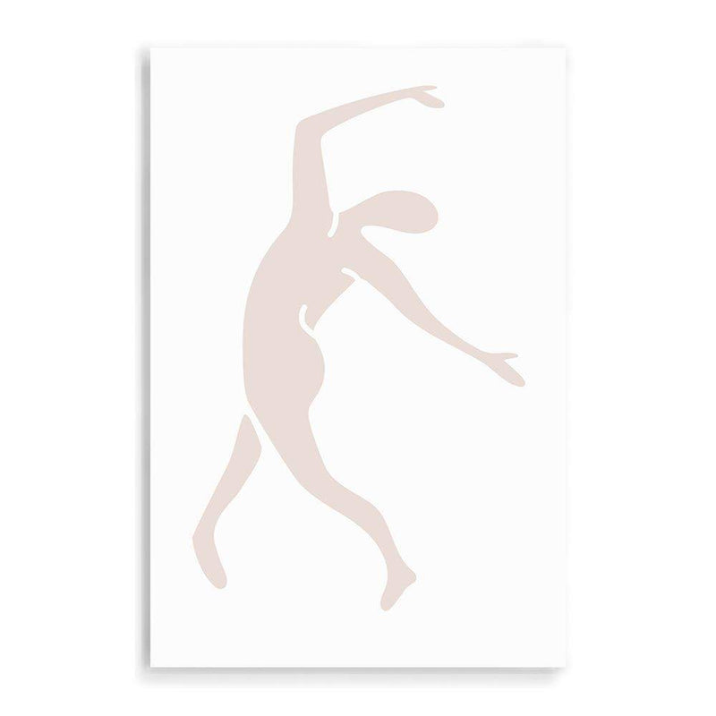 Neutral Beige Dancer-The Paper Tree-abstract,beige,blue dancer,blush,boho,hamptons,henri matisse,Matisse,modern,neutral,nu bleu,organic shape,portrait,premium art print,shape,wall art,Wall_Art,Wall_Art_Prints