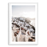 A View Of Oia Town In Santorini