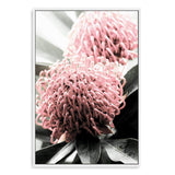 Australian Native Waratah Flower II-The Paper Tree-australia,australian,australian native,australiana,Floral,flower,flowers,green,muted tone,native,portrait,premium art print,red,wall art,Wall_Art,Wall_Art_Prints,waratah,waratah flower