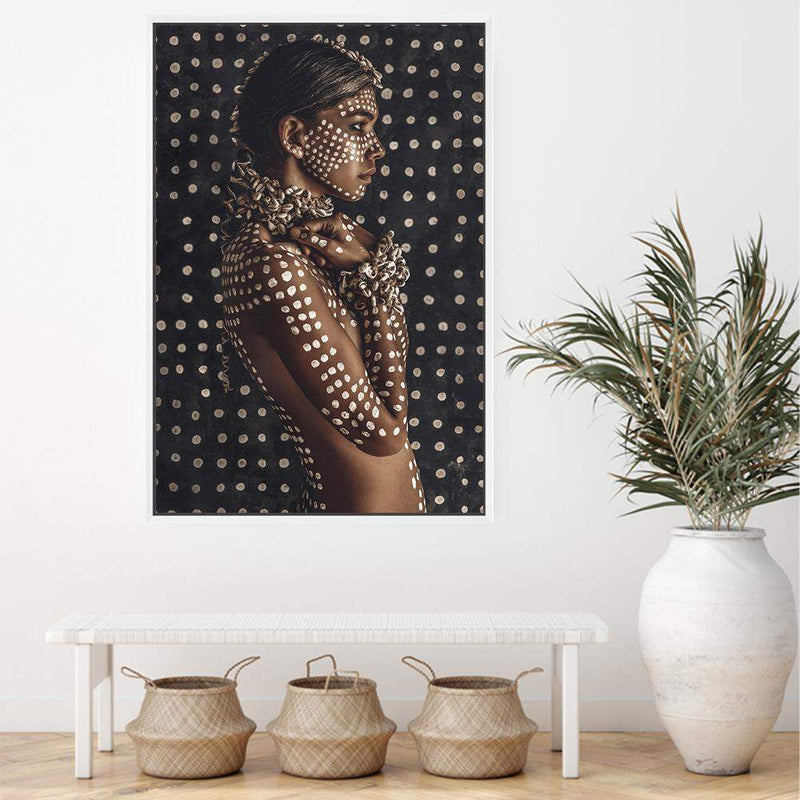 Boho Tribal Woman-The Paper Tree-Artwork,bohemian,boho,gypsy,gypsy woman,portrait,premium art print,TAN,tribal,wall art,Wall_Art,Wall_Art_Prints