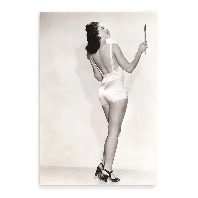 The Vintage Bathing Suit-The Paper Tree-1950's,bathing suit,bathingsuit,designer,neutral,premium art print,retro,unique,vintage,wall art,Wall_Art,Wall_Art_Prints,woman