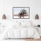 Moroccan Palms-The Paper Tree-architecture,boho,green,landscape,moroccan,morocco,neutral,palm,palm tree,palms,premium art print,wall art,Wall_Art,Wall_Art_Prints,yellow