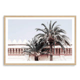 Moroccan Palms-The Paper Tree-architecture,boho,green,landscape,moroccan,morocco,neutral,palm,palm tree,palms,premium art print,wall art,Wall_Art,Wall_Art_Prints,yellow