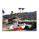 Palm Springs Resort-The Paper Tree-architecture,building,hotel,motel,muted tone,palm,palm springs,palm tree,pool,premium art print,resort,retro,slim Aarons,spa,vintage,wall art,Wall_Art,Wall_Art_Prints