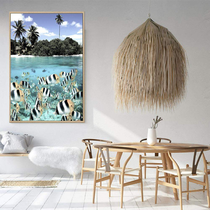 Under the Sea-The Paper Tree-beach,coast,coastal,fish,island,isle,ocean,portrait,premium art print,sea,trees,tropical,under the sea,wall art,Wall_Art,Wall_Art_Prints