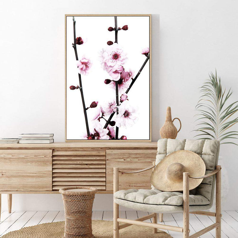 Cherry Blossom-The Paper Tree-bloom,blossom,cherry blossom,floral,flower,pink,portrait,premium art print,wall art,Wall_Art,Wall_Art_Prints