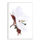 White Magnolia-The Paper Tree-botanical,floral,flower,hamptons,magnolia,magnolia flower,neutral,portrait,premium art print,tan,wall art,Wall_Art,Wall_Art_Prints,white,white flower,white magnolia