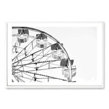 Farris Wheel II-The Paper Tree-america,black,coast,coastal,farris wheel,france,french,landscape,miami,monochrome,paris,premium art print,ride,themepark,wall art,Wall_Art,Wall_Art_Prints,white