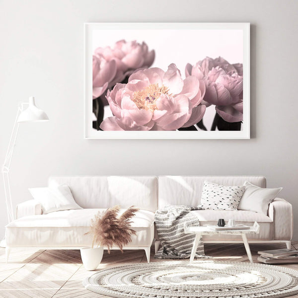 Peonies-The Paper Tree-dusty pink,floral,flower,france,french,landscape,muted tone,paris,pastel pink,peonies,peony,pink,premium art print,romantic,wall art,Wall_Art,Wall_Art_Prints