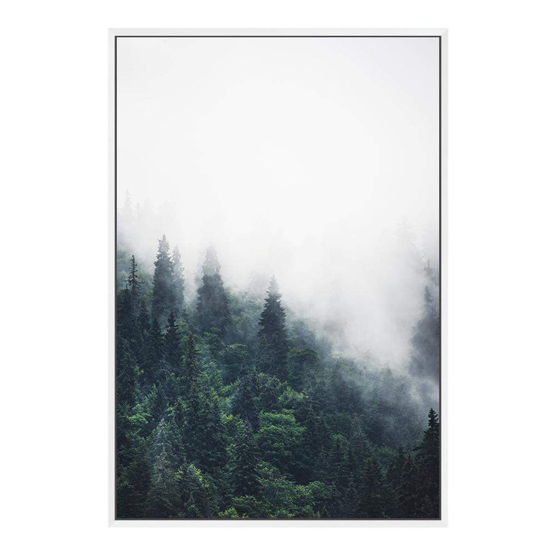 Pine Forest Trees-The Paper Tree-america,australia,botanical,enchanting,forest,green,mist,mountains,nature,pine forest,pine trees,portrait,premium art print,tree,trees,wall art,Wall_Art,Wall_Art_Prints