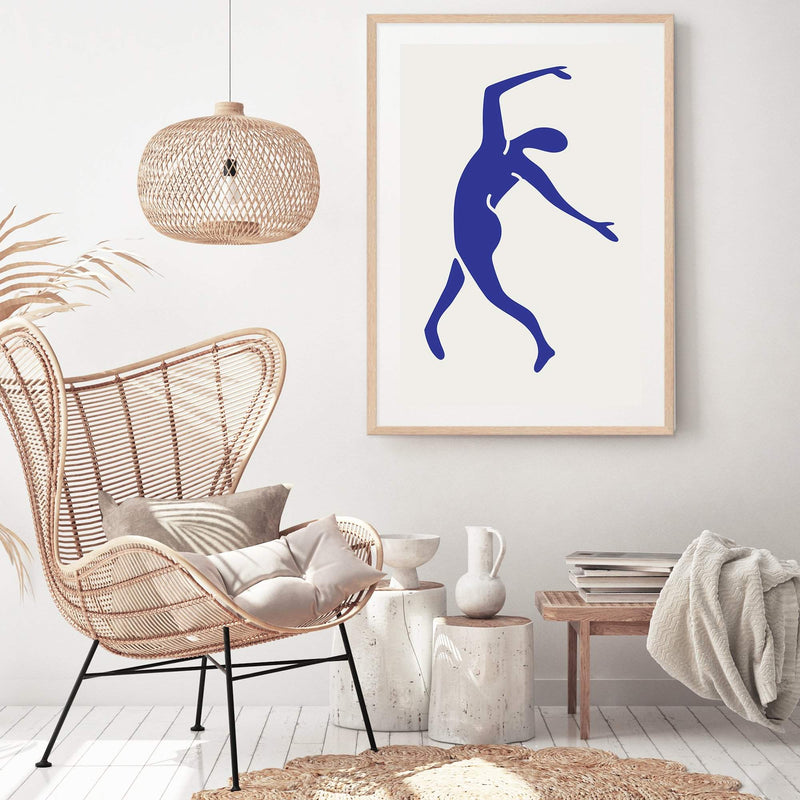 Set of 3 Pole Dancing Blush Silhouette Artwork Wall Art Prints A5