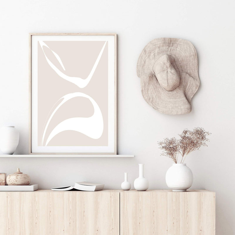 Neutral Shapes IIII-The Paper Tree-abstract,beige,boho,curve,hamptons,modern,neutral,organic shape,portrait,premium art print,shape,wall art,Wall_Art,Wall_Art_Prints,white