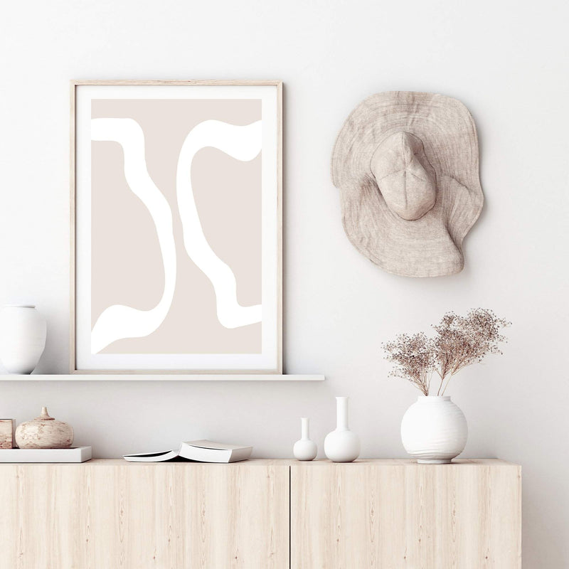Neutral Shapes IIIII-The Paper Tree-abstract,beige,boho,curve,hamptons,modern,neutral,organic shape,portrait,premium art print,shape,wall art,Wall_Art,Wall_Art_Prints,white