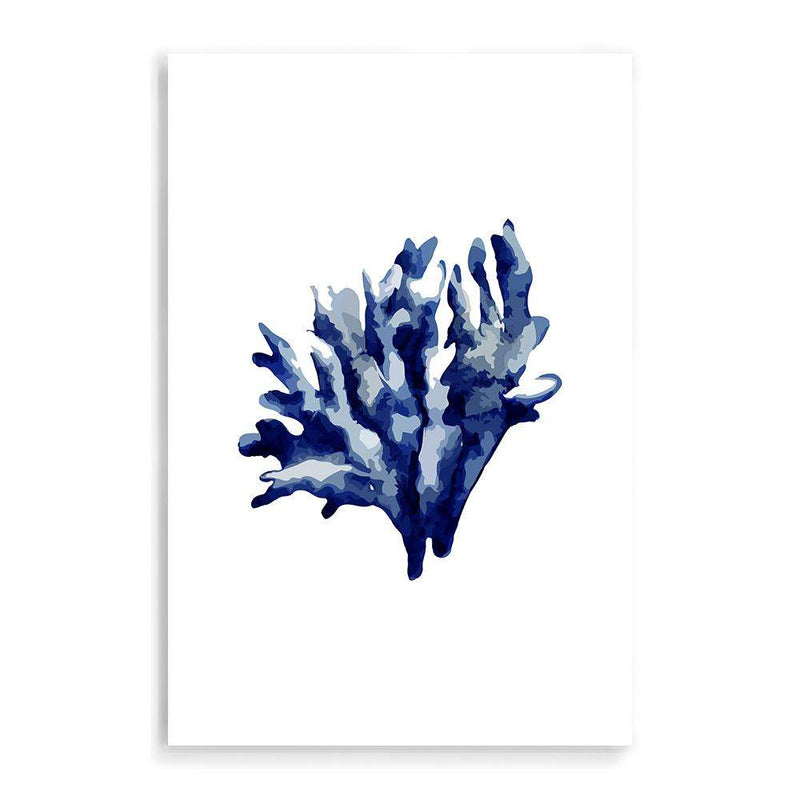 Navy Blue Coral IIII | Hamptons-The Paper Tree-Art_Prints,Artwork,BEACH,blue,blue coral,coastal,COASTAL ART,coral,Designer,HAMPTONS,navy,portrait,premium art print,wall art,Wall_Art,Wall_Art_Prints