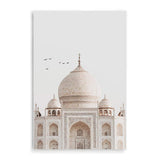 Taj Mahal Temple-The Paper Tree-architectural,ARCHITECTURE,boho,destination,golden,india,landmark,neutral,peach,portrait,premium art print,spiritual,taj mahal,temple,towers,travel,wall art,Wall_Art,Wall_Art_Prints