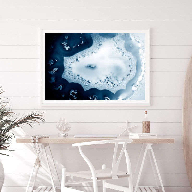 Ice Blue Agate-The Paper Tree-abstract,agate,blue,colourful,crystal,frost,ice,landscape,paint pour,powder blue,premium art print,vibrant,wall art,Wall_Art,Wall_Art_Prints,web,winter,winter blue