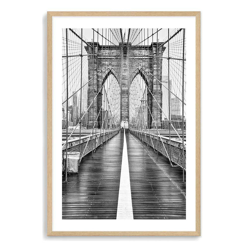 Brooklyn Bridge | New York-The Paper Tree-america,architectural,architecture,black & white,BLACK AND WHITE,bridge,brooklyn bridge,building,city,destination,fashion,monochrome,new york,portrait,premium art print,travel,view,wall art,Wall_Art,Wall_Art_Prints