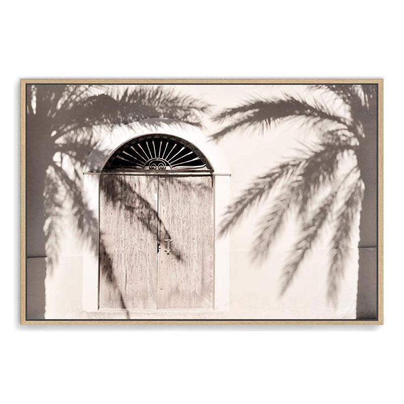 Old Boho Door-The Paper Tree-architectural,ARCHITECTURE,boho,coastal palm,date palm,DOOR,greek door,landscape,minimalist,moroccan,MOROCCAN DOOR,morocco,neutral,PALM,palm frond,palm fronds,PALM TREE,palm trees,PALMS,premium art print,scandi,tan,timber,wall art,Wall_Art,Wall_Art_Prints,white,wooden door
