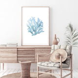 Blue Coral II-The Paper Tree-Art_Prints,Artwork,BEACH,blue,blue coral,coastal,COASTAL ART,coral,Designer,HAMPTONS,portrait,premium art print,wall art,Wall_Art,Wall_Art_Prints
