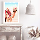 Boho Desert Camel-The Paper Tree-Art_Prints,Artwork,BOHEMIAN,BOHO,burnt orange,camel,COLOURFUL,desert,Designer,horizon,moroccan,morocco,orange,portrait,premium art print,SETS,TAN,VIBRANT,wall art,Wall_Art,Wall_Art_Prints