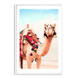 Set of 2 - Boho Desert Camel-The Paper Tree-Artwork,bohemian,boho,boho camel,bright,camel,colourful,moroccan camel,portrait,premium art print,set of 2,set of two,tan,TRIBAL,wall art,Wall_Art,Wall_Art_Prints