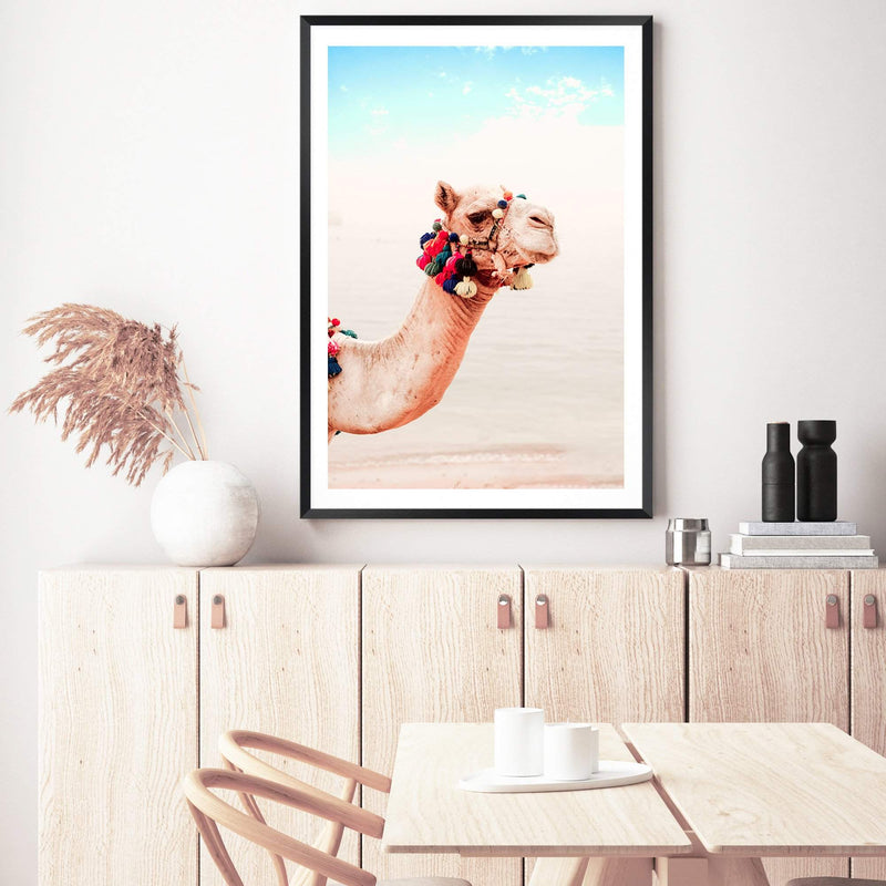 Boho Desert Camel II-The Paper Tree-Art_Prints,Artwork,bohemian,BOHO,burnt orange,camel,COLOURFUL,desert,Designer,horizon,moroccan,morocco,orange,portrait,premium art print,SET,TAN,VIBRANT,wall art,Wall_Art,Wall_Art_Prints