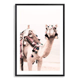 Desert Camel-The Paper Tree-Art_Prints,Artwork,boho,burnt orange,camel,desert,Designer,horizon,moroccan,morocco,neutral,pink,portrait,premium art print,wall art,Wall_Art,Wall_Art_Prints