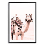 Peach Camel | Moroccan Boho-The Paper Tree-Art_Prints,Artwork,boho,boho camel,camel,desert,Designer,horizon,moroccan,morocco,neutral,peach,pink,portrait,premium art print,wall art,Wall_Art,Wall_Art_Prints