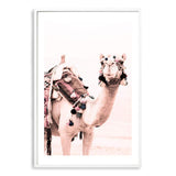 Peach Camel | Moroccan Boho-The Paper Tree-Art_Prints,Artwork,boho,boho camel,camel,desert,Designer,horizon,moroccan,morocco,neutral,peach,pink,portrait,premium art print,wall art,Wall_Art,Wall_Art_Prints