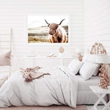 Hamish The Highland Cow-The Paper Tree-bull,cattle,cow,highland,highland bull,highland cattle,highland cow,landscape,nature,premium art print,TAN,wall art,Wall_Art,Wall_Art_Prints
