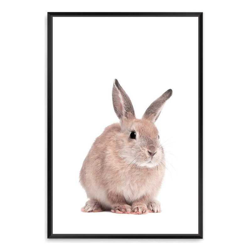 Baby Bunny Rabbit-The Paper Tree-animal,Artwork,baby,bunny,cute,kids room,kids wall art,neutral,nursery,nursery decor,portrait,premium art print,rabbit,wall art,Wall_Art,Wall_Art_Prints
