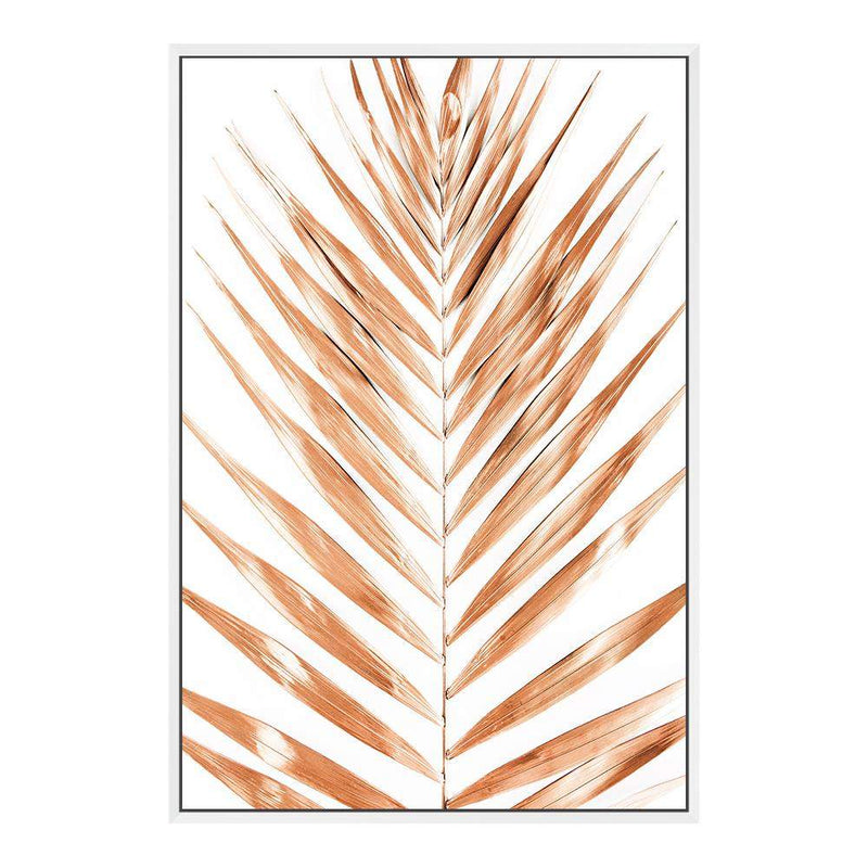 Golden Palm Leaf-The Paper Tree-bohemian,boho,dried,dried palm,gold,golden,neutral,original,palm frond,palm leaf,portrait,premium art print,scandi,wall art,Wall_Art,Wall_Art_Prints