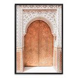 Gold Moroccan Door-The Paper Tree-arch,arch door,arches,architecture,boho,gold,gold door,golden,moroccan,moroccan arch,morocco,orange,premium art print,TEMPLE,wall art,Wall_Art,Wall_Art_Prints