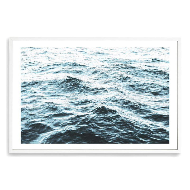Ocean Waves II-The Paper Tree-Art_Prints,BEACH,blue,boho,coastal,COASTAL ART,Designer,hamptons,landscape,ocean,ocean ripples,Ocean surface,Ocean waves,premium art print,ripples,surfers,wall art,Wall_Art,Wall_Art_Prints,water,waves