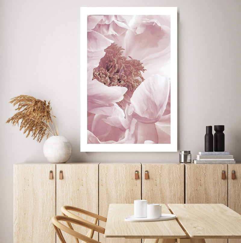 Set of 2 - Dusty Pink Peonies  & No.2-The Paper Tree-Artwork,coastal,dusty pink,Floral,flower,gift,peonies,peonies wall print,pink,portrait,premium art print,wall art,Wall_Art,Wall_Art_Prints