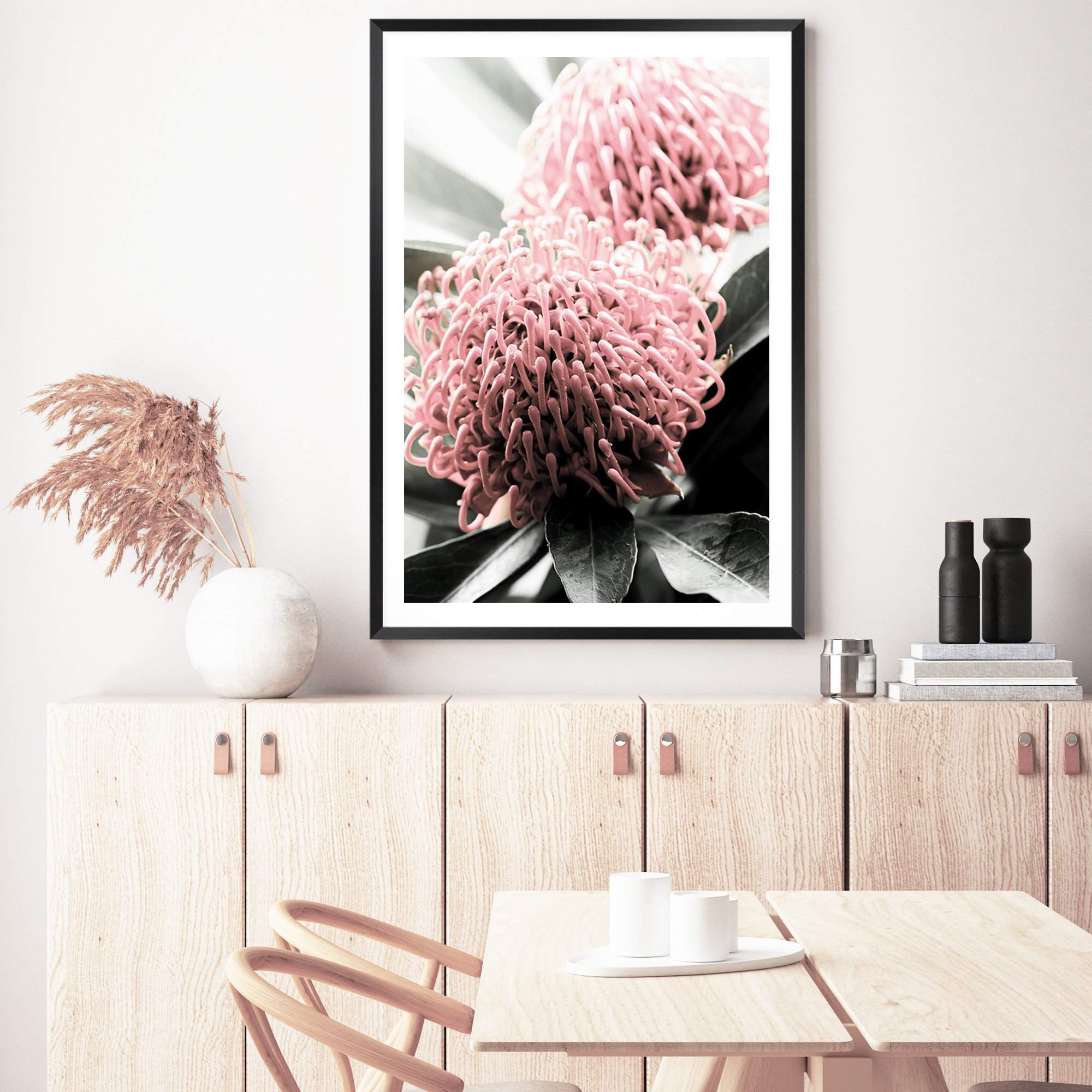 Australian Native Waratah Flower II Art Print, Framed Wall Art & Canvas ...