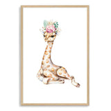 Baby Giraffe-The Paper Tree-africa,AFRICAN ANIMAL,African animals,animal,Artwork,BABY GIRAFFE,giraffe,nursery,orange,portrait,premium art print,wall art,Wall_Art,Wall_Art_Prints,WATERCOLOR,watercolour,watercolour giraffe