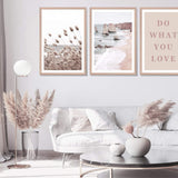 Do What You Love-The Paper Tree-boho,love,motivational,neutral,peach,pink,portrait,premium art print,quote,text,typography,wall art,Wall_Art,Wall_Art_Prints