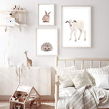 Baby Bunny Rabbit-The Paper Tree-animal,Artwork,baby,bunny,cute,kids room,kids wall art,neutral,nursery,nursery decor,portrait,premium art print,rabbit,wall art,Wall_Art,Wall_Art_Prints
