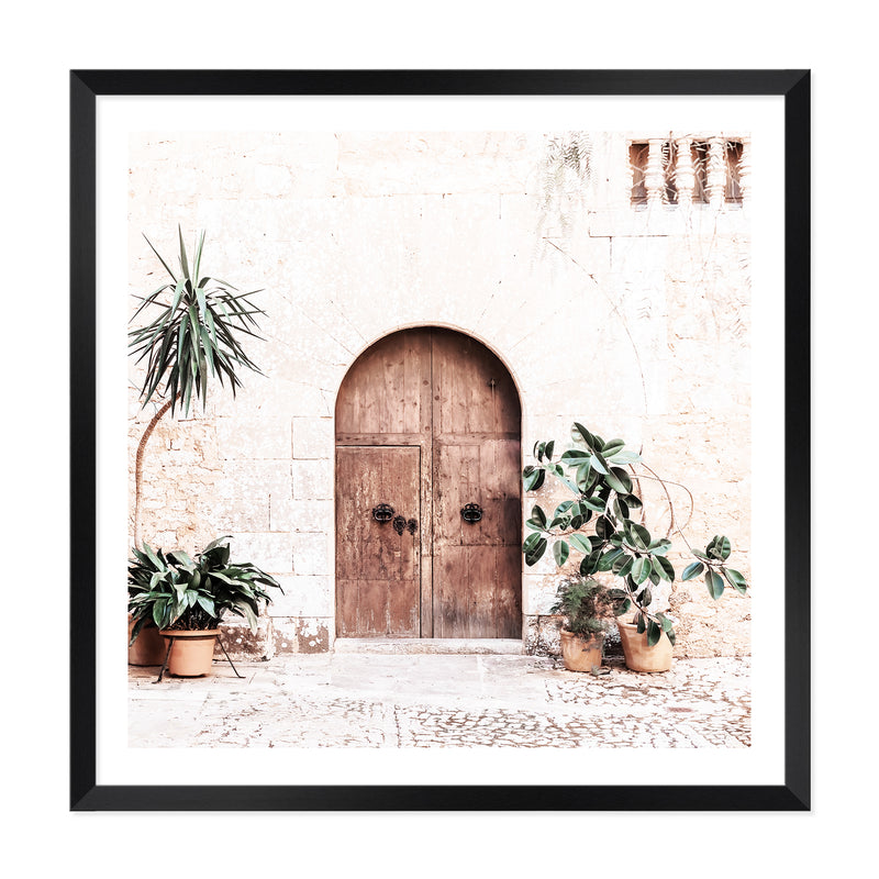 Boho Villa Arch Door | Tuscany - Square